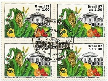 QC1553CBC - CENTENÁRIO DO INSTITUTO AGRONÔMICO DE CAMPINAS - IAC - 1987 - CBC