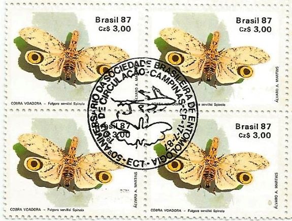 QC1555CBC - 50° ANIVERSÁRIO DA SOCIEDADE BRASILEIRA DE ENTOMOLOGIA/SP - 1987 - CBC