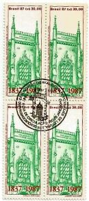 QC1558CBC - 150 ANOS DA FUNDAÇÃO DO REAL GABINETE PORTUGUÊS DE LEITURA/RJ - 1987 - CBC