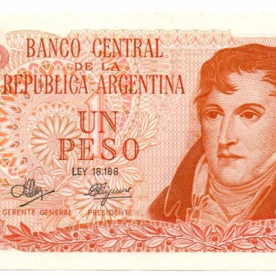 Cédula - Argentina - Km287 - 5 Pesos - 1970 a 73 - FE