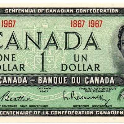Cédula - Canada - Km084 - 1 Dólar - 1967 - FE