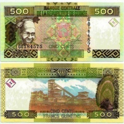 Cédula - Guiné - Km039a - 500 Francos Guineense - 2006 - FE
