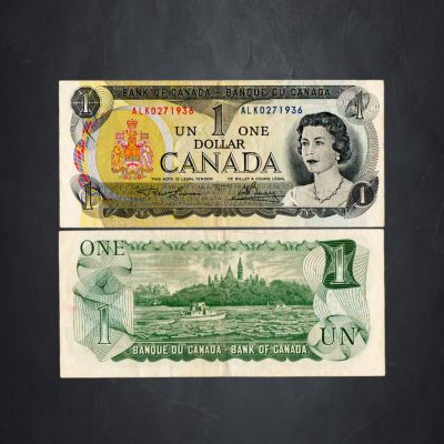Cédula – Canada – Km085a – 1 Dólar – 1973 – SOB