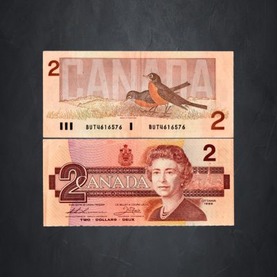Cédula – Canada – Km094b – 2 Dólares – 1986 – SOB