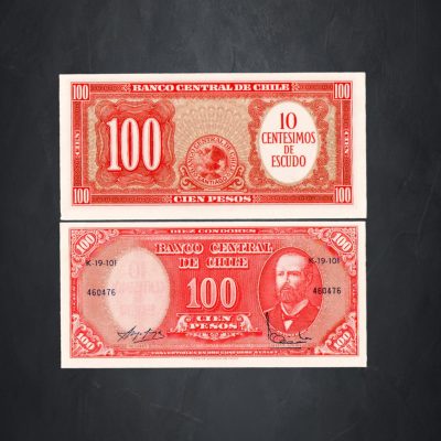 Cédula - Chile - Km127a- 100 Pesos - 1960-1967 - FE