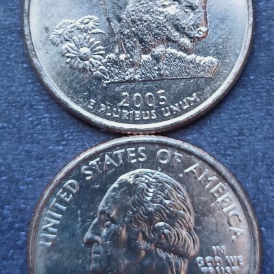Moeda Estados Unidos da América - Km373 - Quarter Dólar - 2005P - Estados - Kansas