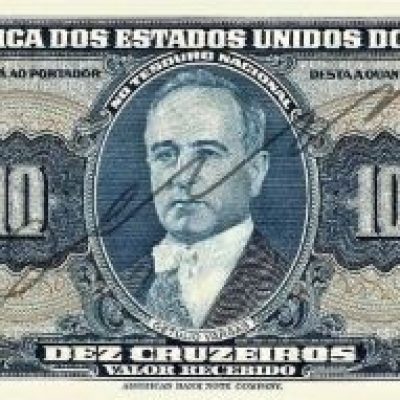 C018 - 10 Cruzeiros - Autografada - 1943 - SOB/FE