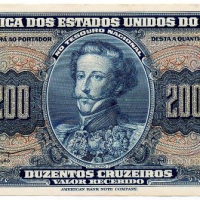 C038 - 200 Cruzeiros - 1955 - SOB/FE