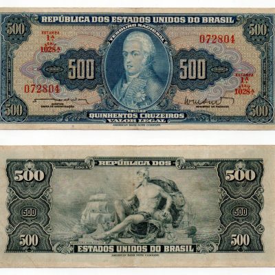 C047 - 500 Cruzeiros - 1962 -  MBC