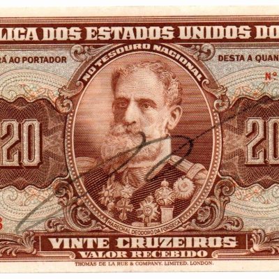 C083 - 20 Cruzeiros - Autografada - 1950 - SOB/FE