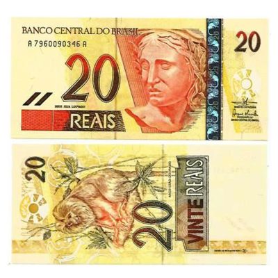 C304 - Cédula Brasil - 20 Reais - 2006- FE