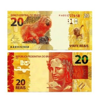 C354D - Cédula Brasil - 20 Reais - Série - HA - 2019 - FE