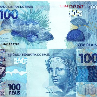 C369U - Cédula Brasil - 100 Reais - Série - NI- 2023 - FE