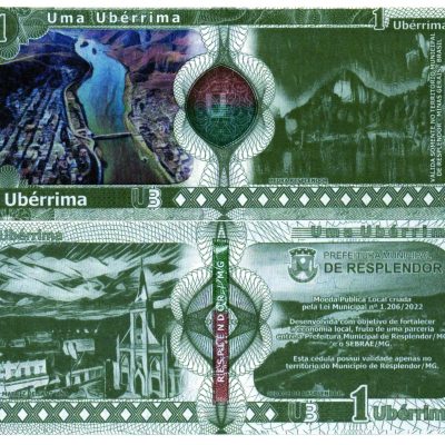 MML001 - Moeda Local "UBÉRRIMA" - 1 UB - Resplendor - MG