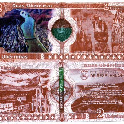 MML002 - Moeda Local "UBÉRRIMA" - 2 UBs - Resplendor - MG