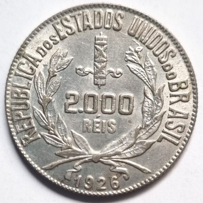 MPR 712 - Moeda 2000 Reis - Prata - 1926 - FC