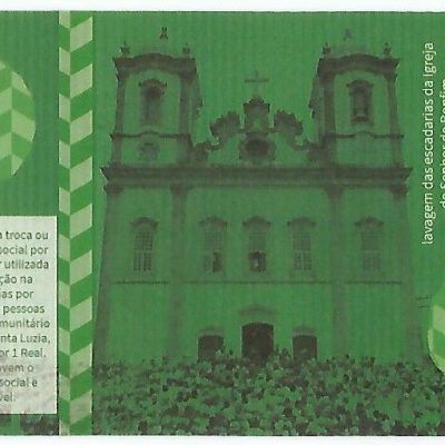 MSB049 - Moeda Social - Umoja - U$ 1,00 - Banco Comunitário - Sta Luzia - Salvador - BA - FE