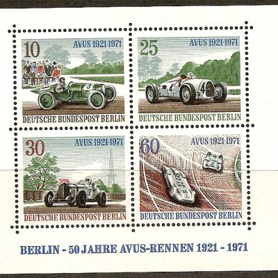 Berlin - Bloco Automoveis - 1971 - MINT