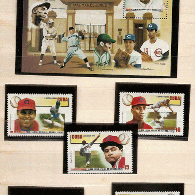 Cuba - Serie de selos - Beisebol - 2004