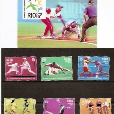 Cuba - Serie de selos - Jogos Pan-americanos - Rio 2007-  2007