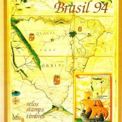 Fôlder dos Correios com a Coleção de Selos do Brasil - 1994