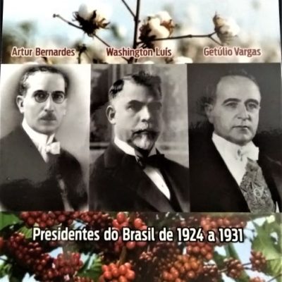 Folder com  Moedas 1000 Reis - Bronze/Alumínio - 1925 - Brasil