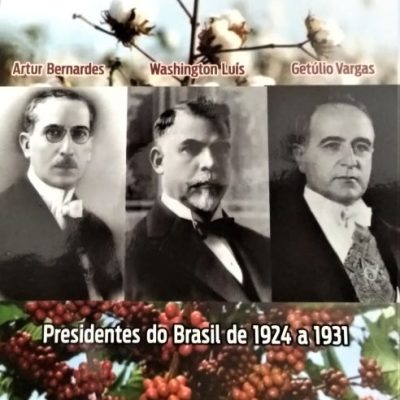 Folder com  Moedas 1000 Reis - Bronze/Alumínio - 1928 - Brasil