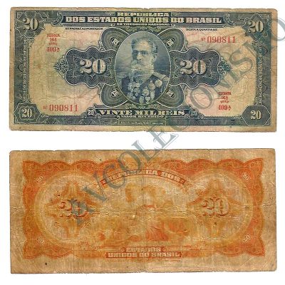 R119D  - 20 Mil Reis - 1942 - MBC