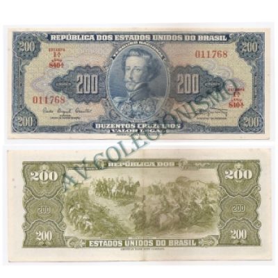 C041 - 200 Cruzeiros - 1961 - SOB/FE