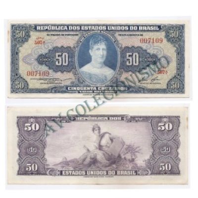 C026 - 50 Cruzeiros - 1956 - SOB/FE