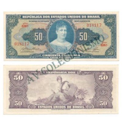 C027 - 50 Cruzeiros - 1959 - SOB/FE