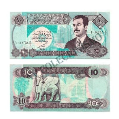 Cédula - Iraque - Km081 - 10 Dinars - 1992 - FE
