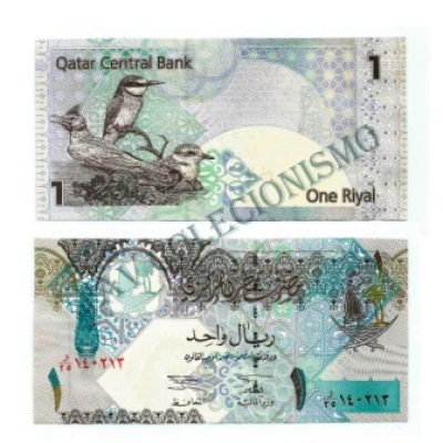 Cédula - Catar - Km028 - 1 Riyal - 2008 - FE