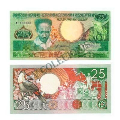 Cédula - Suriname - Km132 - 25  Gulden - 1988 - FE