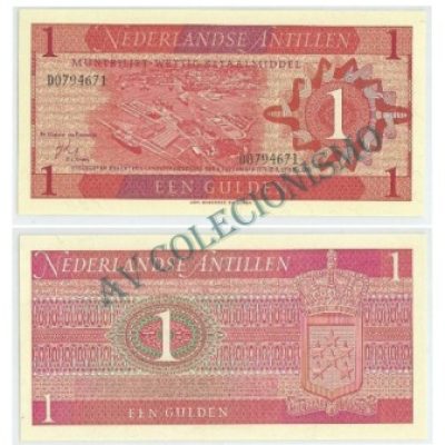 Cédula - Antilhas Holandesas - Km020 - 1 Gulden - 1970 - FE