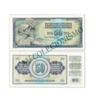 Cédula - Yugoslavia - Km089a - 50 Dinara - 1978 - FE