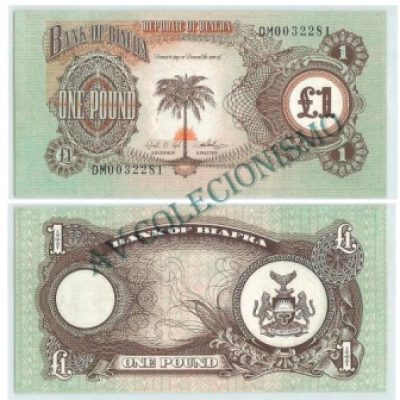 Cédula - Biafra - Km-005 - 1 Libra - 1968 - FE