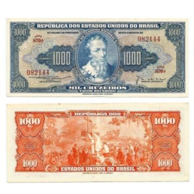 C051 - 1000 Cruzeiros - 1955 - SOB+