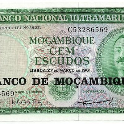 Cédula - Moçambique - Km117a - 100 Escudos - 1961 -  FE