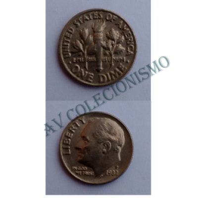 Moeda Estados Unidos da América - Km195a - Dime - 1982P