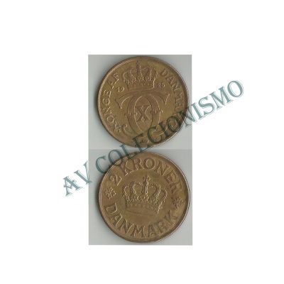Moeda Dinamarca - Km825.1 - 2 Coroas - 1925
