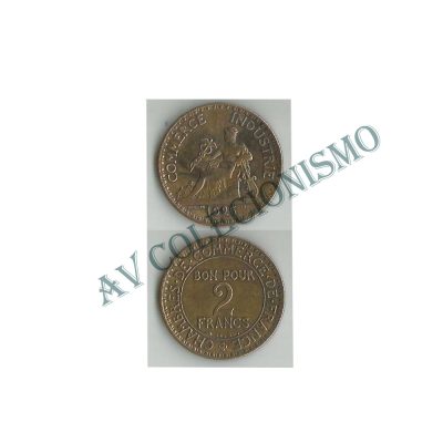 Moeda França - KM0877 - 2 Francos - 1925