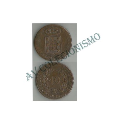 Moeda Portugal - Km391 - 40 Reis - 1832