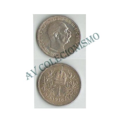 Moeda Áustria - Km2820 - 1 Corona - Áustria - 1916