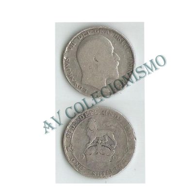 Moeda Inglaterra - Km0800 - 1 Penny - 1902