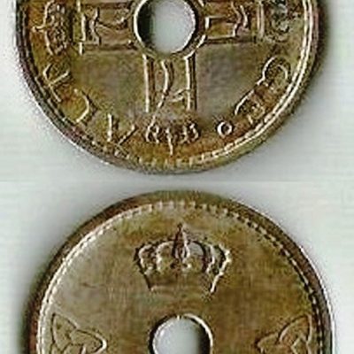 Moeda Noruega - Km386 - 50 ORE - 1926