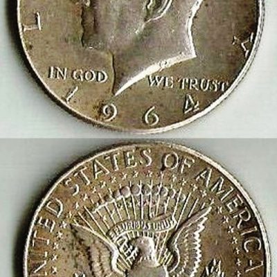 Moeda Estados Unidos da América - Km202  - Half Dólar - 1964
