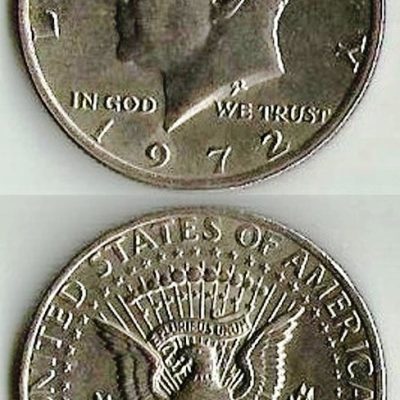 Moeda Estados Unidos da América - Km202b - Half Dólar - 1972