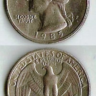 Moeda Estados Unidos da América - Km164a - Quarter Dólar - 1985P