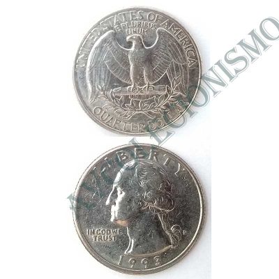 Moeda Estados Unidos da América - Km164a - Quarter Dólar - 1993P